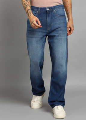 FLYING MACHINE Relaxed Fit Men Dark Blue Jeans