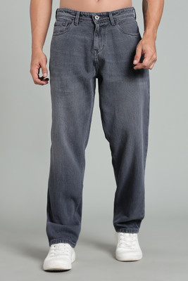 Paul Street Relaxed Fit Men Dark Grey Jeans