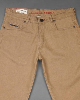 french crown Regular Men Brown Jeans