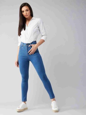 VK Fashion Slim Women Dark Blue Jeans