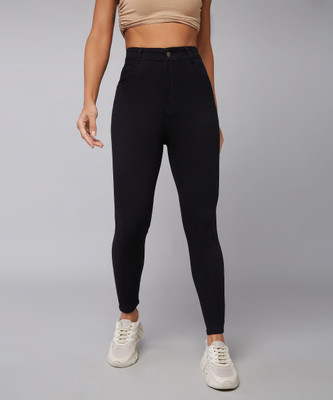 DOLCE CRUDO Skinny Women Black Jeans