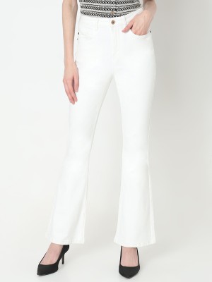 VERO MODA Flared Women White Jeans