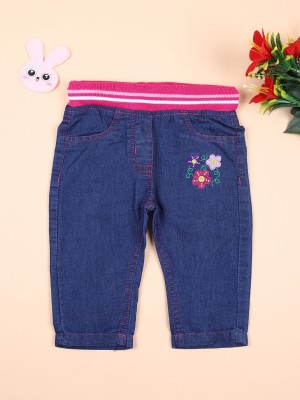 V-MART Slim Baby Boys Blue Jeans