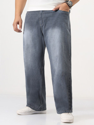 Urbano Plus Loose Fit Men Grey Jeans