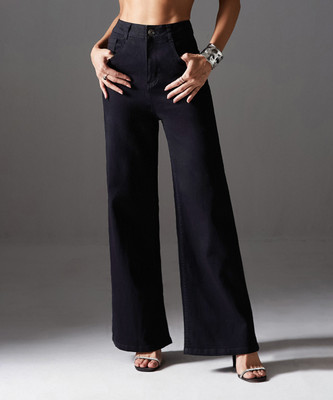 Miss Chase Relaxed Fit Women Black Jeans