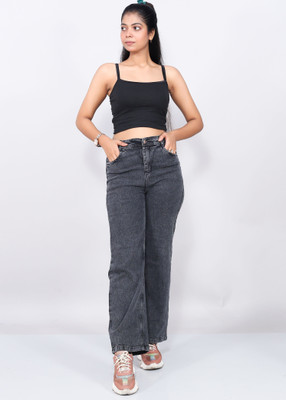 Farlucci Flared Women Grey Jeans