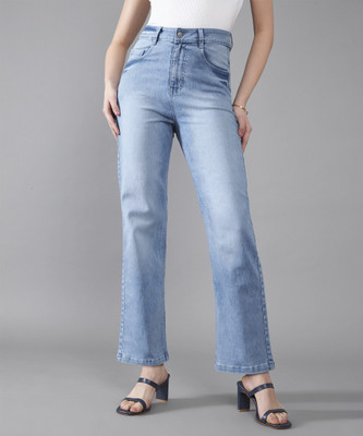 DOLCE CRUDO Flared Women Blue Jeans