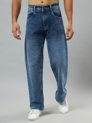 HOC Straight Fit Men Blue Jeans