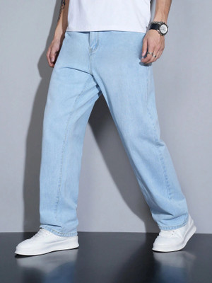 JAARA Straight Fit Men Light Blue Jeans