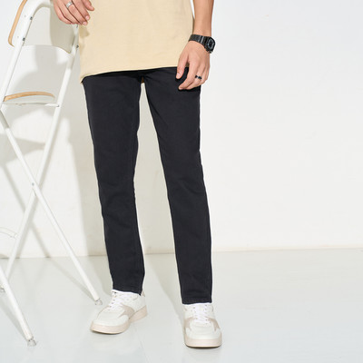 SF Jeans by Pantaloons Slim Men Black Jeans