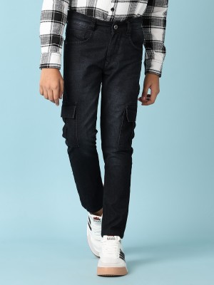 V-MART Regular Boys Black Jeans