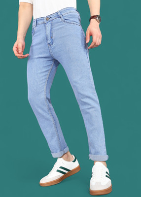 RASSO Slim Men Light Green Jeans