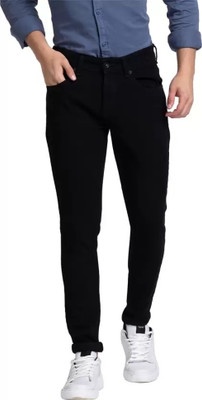 RusticBlooms Slim Men Black Jeans