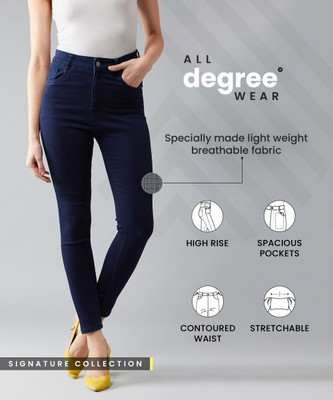 DOLCE CRUDO Slim Women Dark Blue Jeans