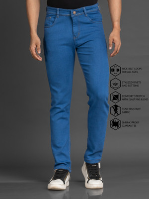 Lzard Slim Men Blue Jeans