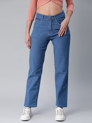 GLOBENAUT Straight Fit Women Blue Jeans
