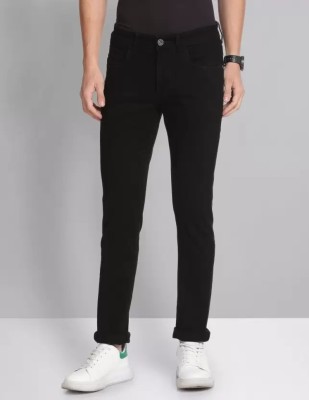 itup Slim Men Black Jeans