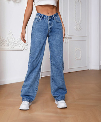 zaiko Boot-Leg Women Dark Blue Jeans