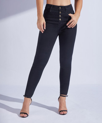 Miss Chase Skinny Women Black Jeans