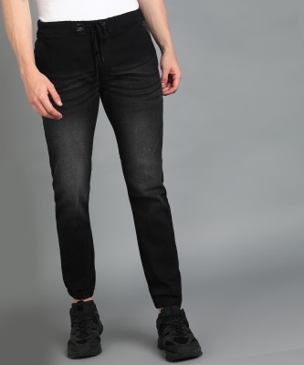 Urbano Fashion Jogger Fit Men Black Jeans