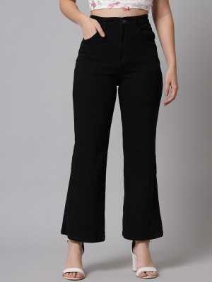 GUTI Flared Women Black Jeans