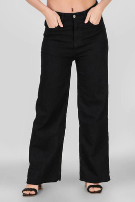 DenimStory Regular Women Black Jeans