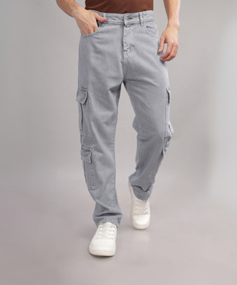 FoulChild Relaxed Fit Men Grey Jeans