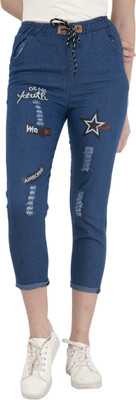 HouseOfCommon Jogger Fit Women Dark Blue Jeans
