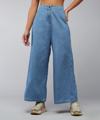 DOLCE CRUDO Flared Women Blue Jeans