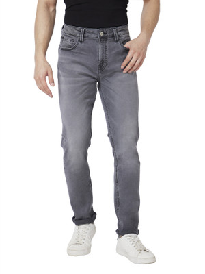 Spykar Regular Men Grey Jeans