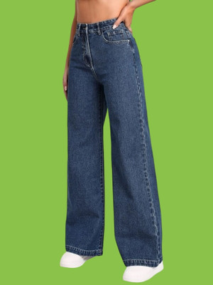 VBEAUTI Regular Women Dark Blue Jeans