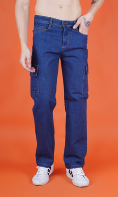 Moda Rapido Loose Fit Men Dark Blue Jeans