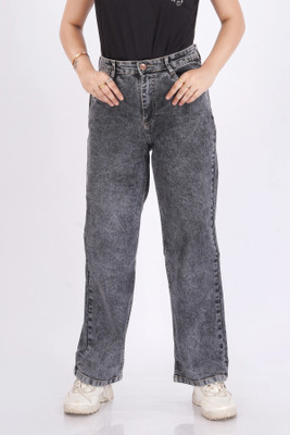 zayla Relaxed Fit Women Grey Jeans