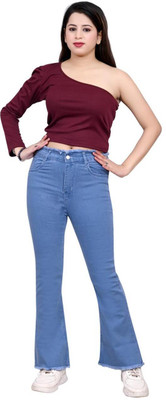 KILLER Boot-Leg Girls Light Blue Jeans