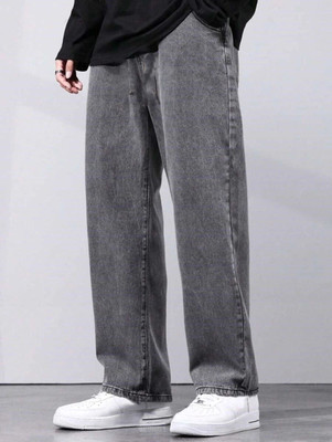 LOOKONCE Straight Fit Men Grey Jeans