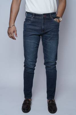 MoorXmoro Slim Men Dark Blue Jeans