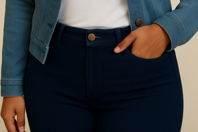 Denimrack Slim Women Dark Blue Jeans