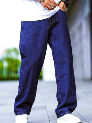 ZAYSH Loose Fit Men Dark Blue Jeans