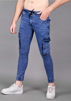 James & Warne Slim Men Dark Blue Jeans