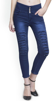 Moda Rapido Slim Women Blue Jeans