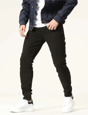 Crishtaliyo Slim Men Black Jeans