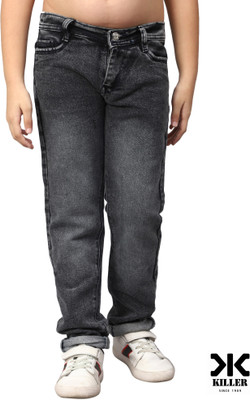 KILLER Straight Fit Boys Grey Jeans