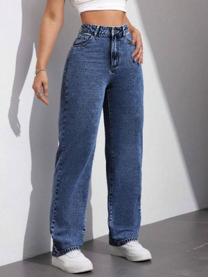 xwager Regular Women Dark Blue Jeans