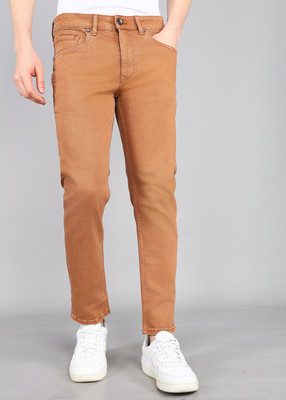 Louis Philippe Jeans Slim Men Brown Jeans
