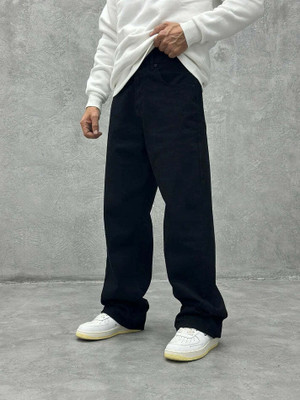 ABC Loose Fit Men Black Jeans