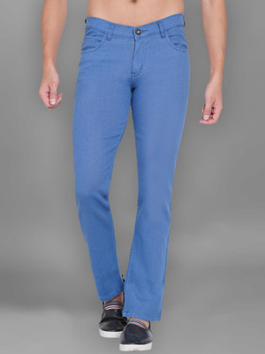 Dais Stretchable Straight Fit Men Light Blue Jeans