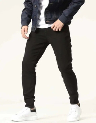 SE GENZ TRENDS Boyfriend Men Black Jeans