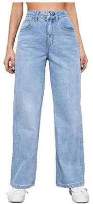 HouseOfCommon Straight Fit Women Light Blue Jeans