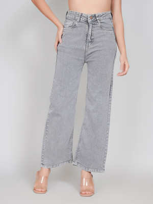 Krishneshwar Apparel Regular Women Grey Jeans