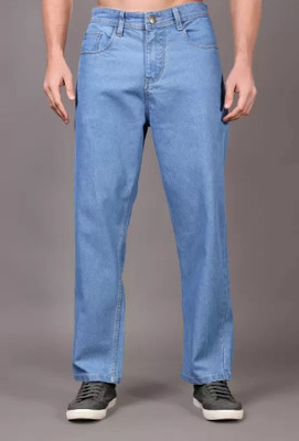 Playfeel Loose Fit Men Light Blue Jeans